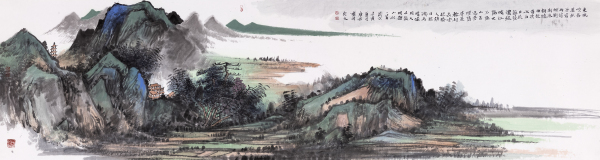 东风吹春著幽谷