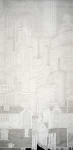 the Manhattan skyline