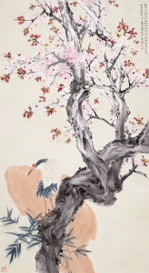 万树樱花舞碧空