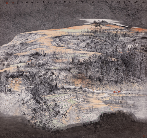 秋残日暮归来晚