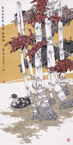 寒梢虽数叶