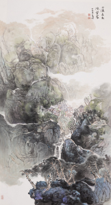 A place where spring water and clouds are hidden