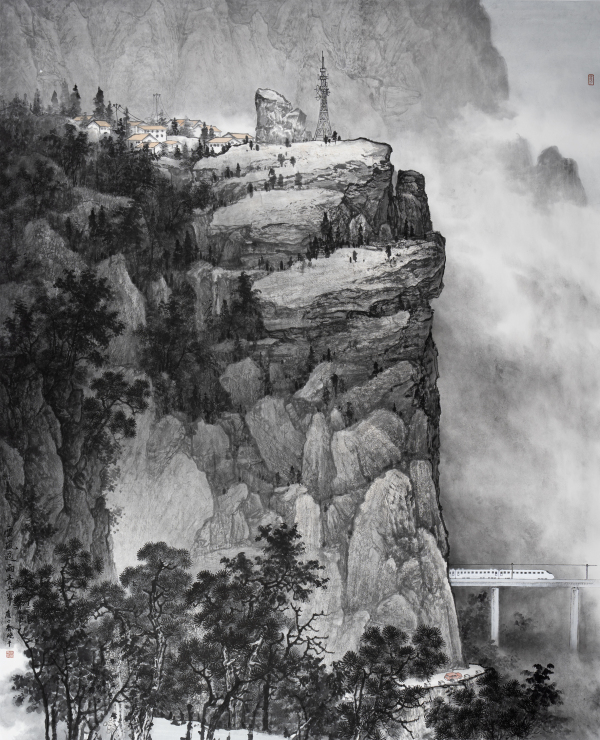 云岚过雨青山翠