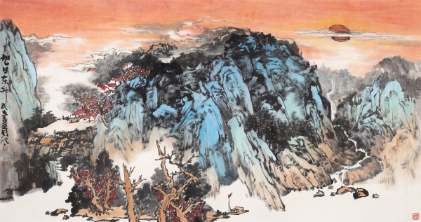 The rising sun