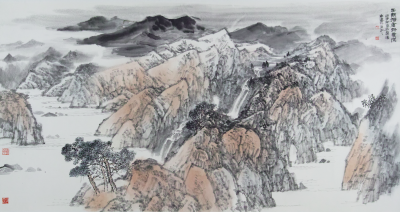 玉龙潜处野云间