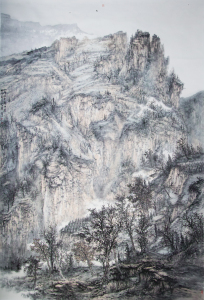 The mountains live in autumn and the world is far away.