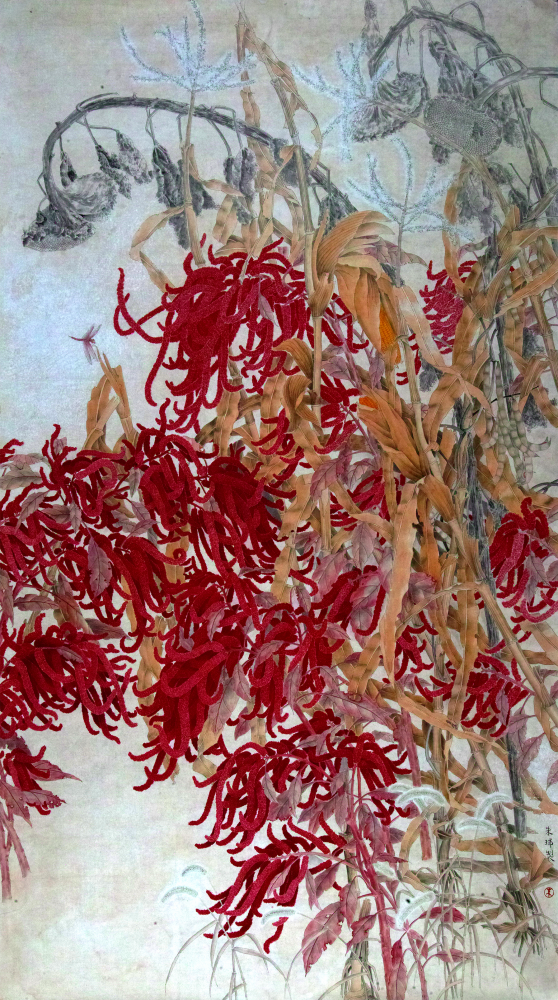 Autumn in the hometown (meticulous brushwork)