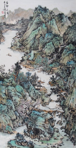 花动一山春