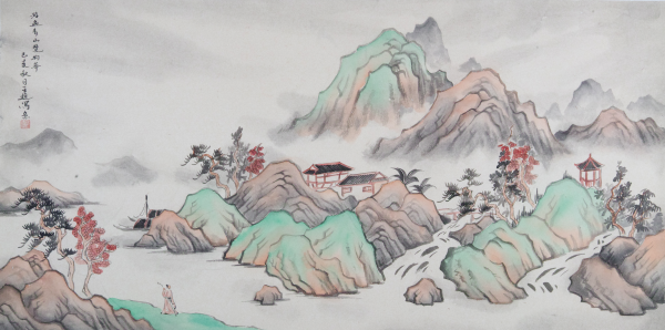 Travel all over the green hills to see the beauty of things