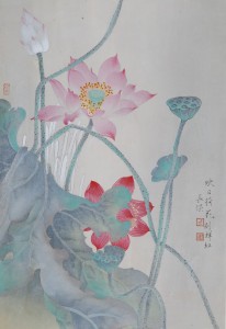 映日荷花别样红